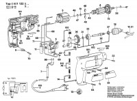 Bosch 0 601 122 060  Drill 220 V / Eu Spare Parts